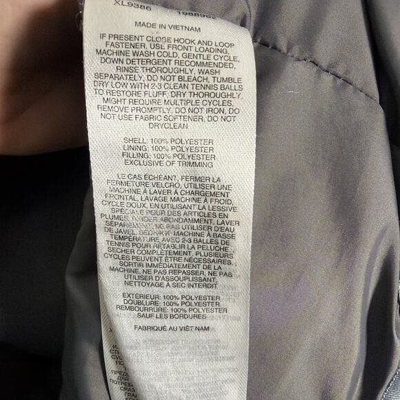 Columbia Long Jacket Puffer Coat XL Grey Hooded Warm Insulated Cold Weather Gear - Picture 8 of 9